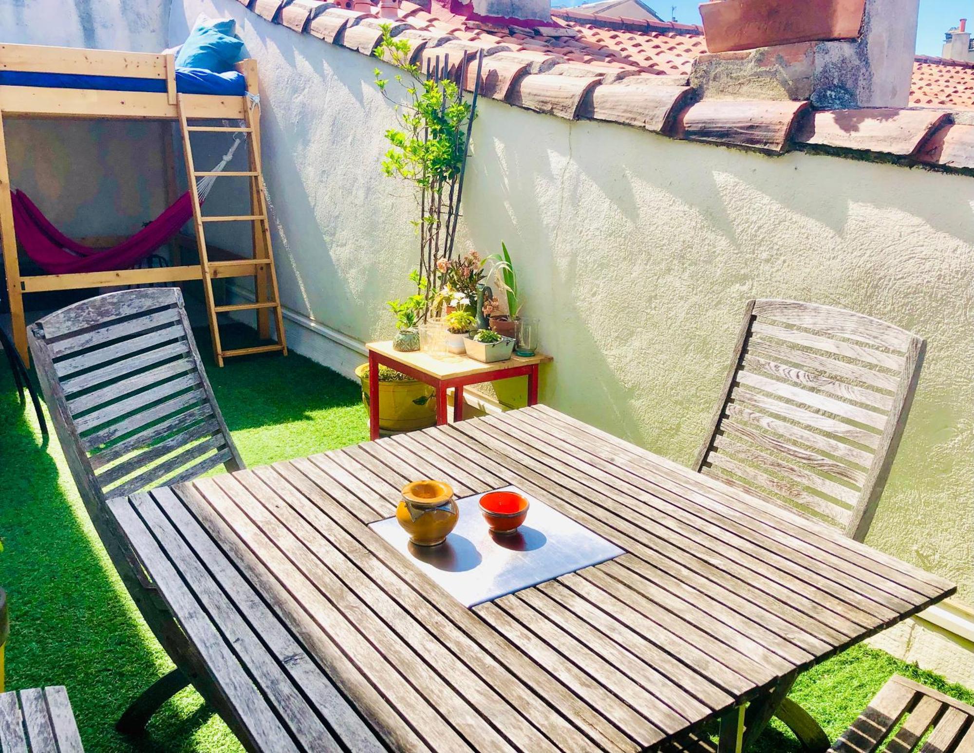 Joli Duplex Avec Terrasse Apartment Marseille Luaran gambar